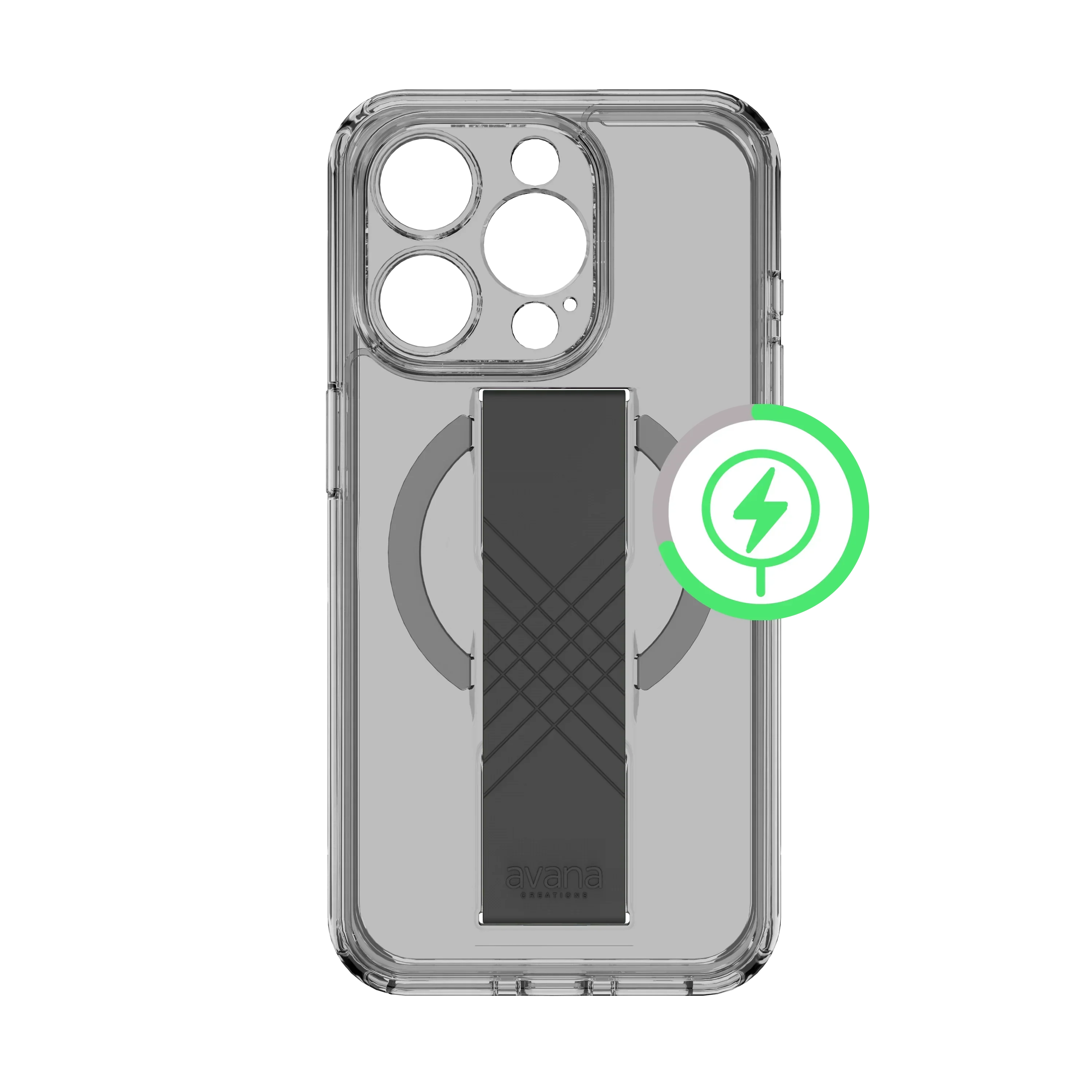 Itskins Avana Grip-It iPhone 14 Pro Max Magsafe Cover - Black - Tashqila Itskins Avana Grip-It iPhone 14 Pro Max Magsafe Cover - Black - Tashqila